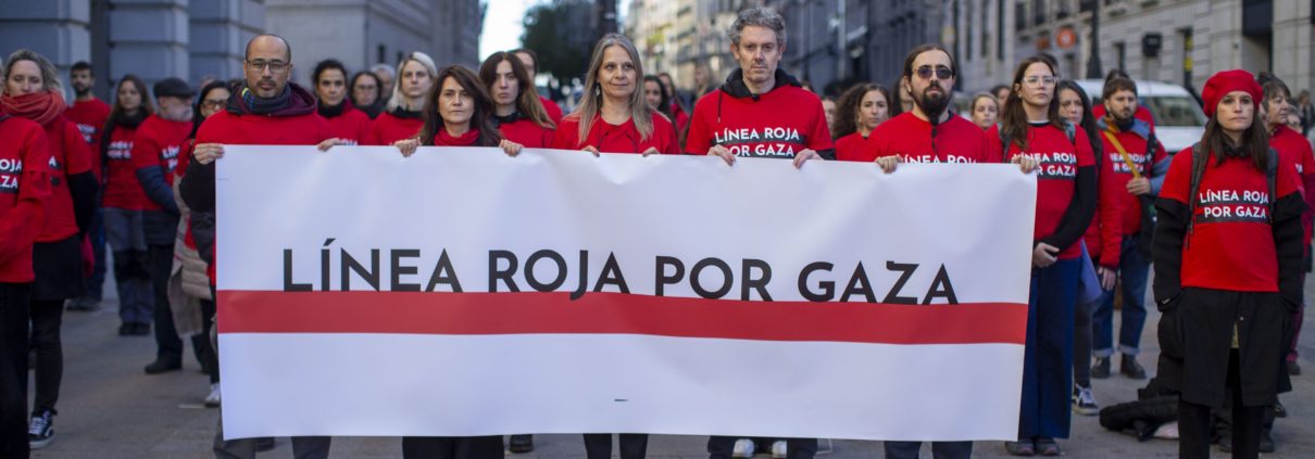 Línea Roja por Gaza Luis Soto / Alianza-ActionAid