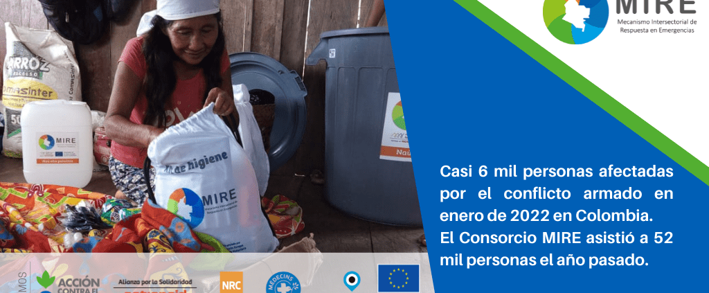 Casi 6 mil personas afectadas por el conflicto armado