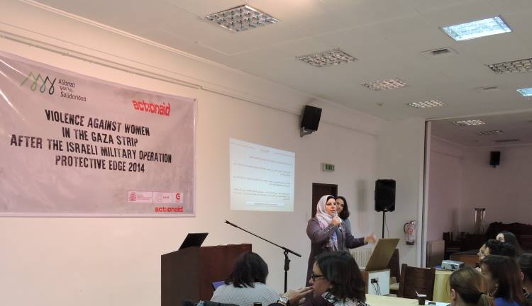 Presentación del estudio sobre la violencia contra las mujeres en Gaza