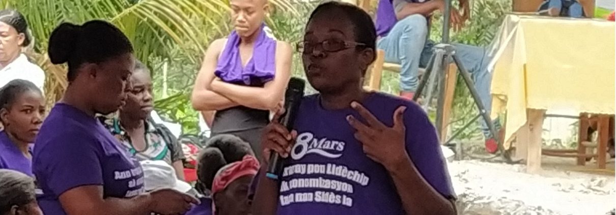 Mujeres rurales en Haití