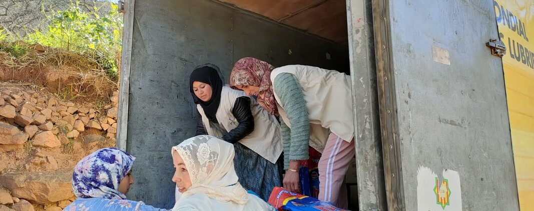 Mujeres en Marruecos en la respuesta humanitaria