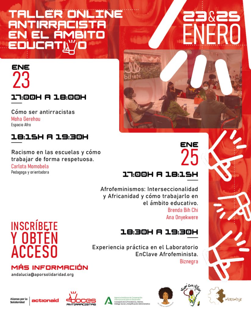 taller online antirracista