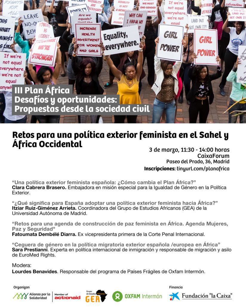 Cartel jornada África Feminista